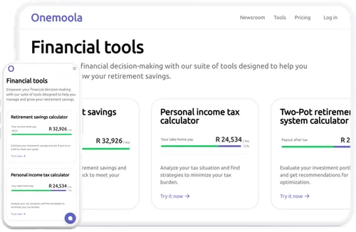 Financial tools page