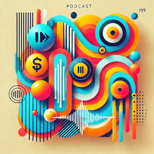 Minimalistic abstract podcast art